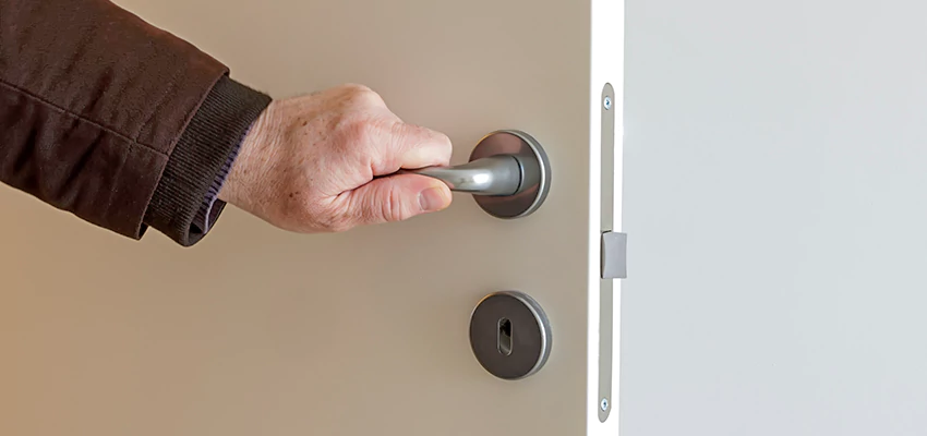 Restroom Locks Privacy Bolt Installation in Rossmoor, California