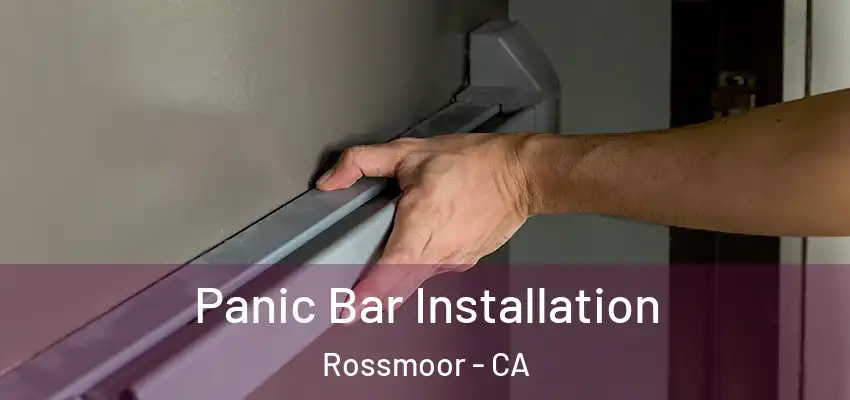  Panic Bar Installation Rossmoor - CA